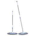 Wholesale STAINLESS STEEL/PP/Cotton Yarn Mop Household Absorbent Dry and Wet Retractable Cleaning Flat Mop Sponge Mop