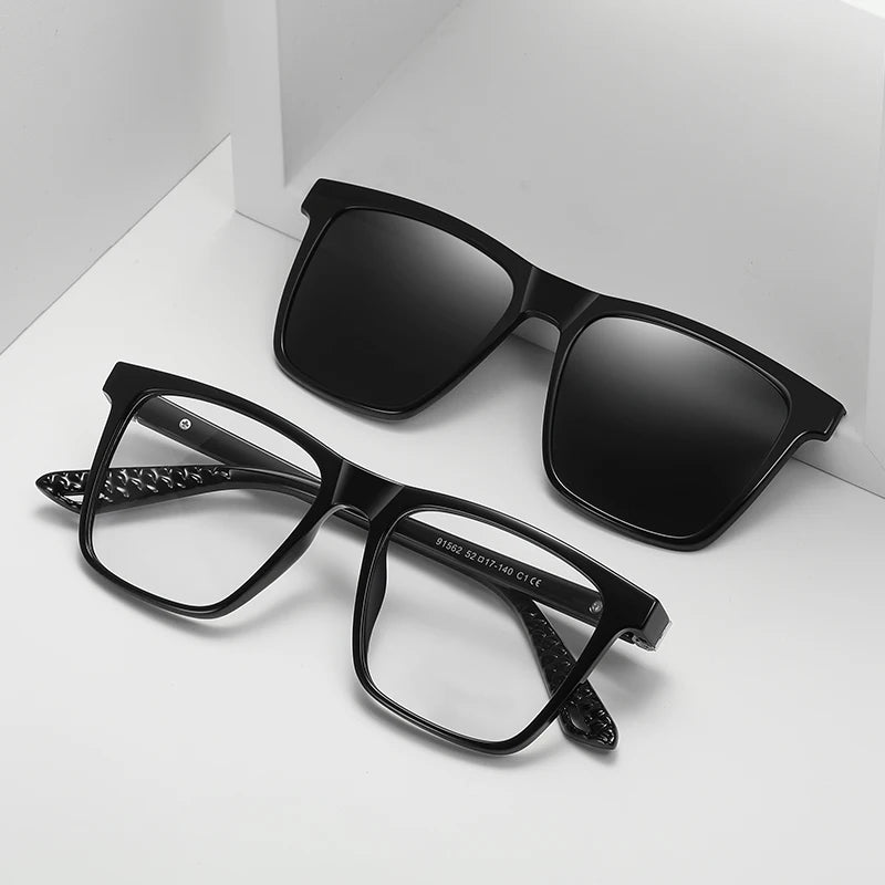 Fashion Cool Unisex Polarized Cat Eye Foldable Clip Magnetic Anti Blue Light Sunglasses Driving Eyewear 91562