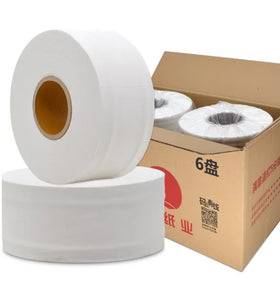 3 Ply Flushable Mega Jumbo Toilet Paper Rolls Disposable Soft Bathroom Tissue Paper for Home Hotel Commercial Use