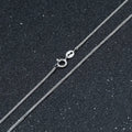 Factory Direct 925 Sterling Silver 1.2mm Square Wheat Chain With Spring Clasp Women Chain Necklace 925 Silver Chain