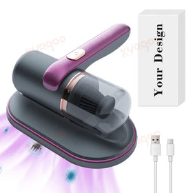 Upgrade Handheld Powerful Suction Handheld Vacuums Effectively Cleaner Portable UV Mattress Vacuum Cleaner for Dust Pet Hair