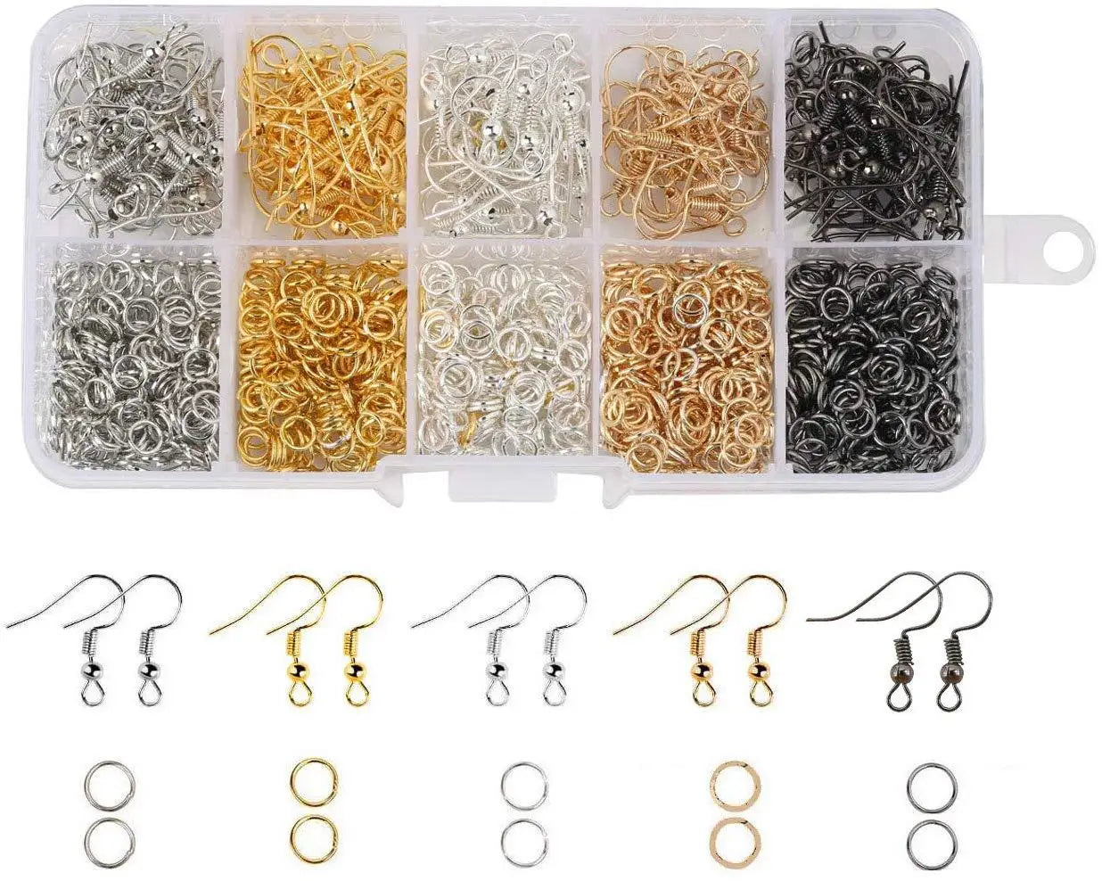 1150pcs New Design Microstar DIY GoOd Plated Earring Hooks for Jewellery Making Stainless Steel Earring Hooks