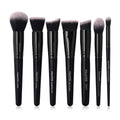 MAANGE Soft Bristles Soft Fluffy Black Plastic Blush Powder Highlight Foundation Professional Makeup Brushes