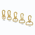 TANAI D Ring Clip Keychain Lanyard Swivel Snap Hooks Clip on Key Ring for Purse Hardware