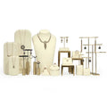 Elegant high end jewelry display set props customize jewellery showcase display stands