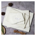 Wholesale Blank 4x6''/ 5x7''/ 150x200mm/ A5/ A4 Handmade Cotton Rag Gorgeous Deckle Edge Paper for High End Wedding Invitations