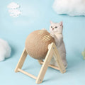 Hot Sale Classic Wooden Cat Scratching Ball Toy Sisal Rope Board Wear-Resistant Pet Supplies for Kitten's Paws Grinding Classic