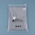Recyclable LDPE Clothing Packaging Bags Custom Gravure Printing 0.07mm Thick Clear Ziplock Leggings Yoga Sets Socks Shoes Fur