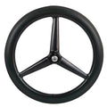 Carbon 406 Wheelset 3 Spoke 20 Inch Tubeless Folding Bike High End 20'' Aero Tri Spoke 20inch BMX 406 Carbon Rim Bicycle Wheel