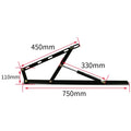 75CM Pneumatic Storage Bed Lift Mechanism Heavy Duty Gas Spring Bed Storage Lift Kit Hydraulic Bed Mechanism
