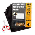 Clip Magnetic Magnets Custom Sheeting Refrigerator Blank Film Glossy Large Fridg White Printable Box Sublimation Magnetic Sheet