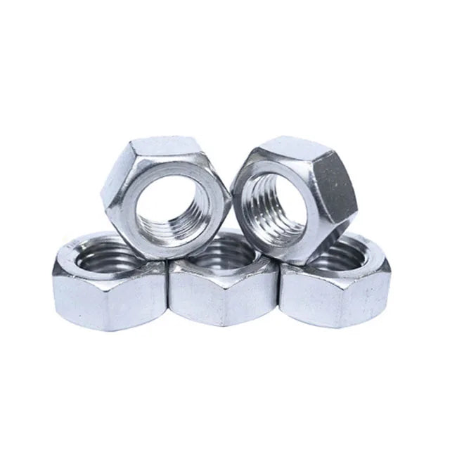 Factory Wholesale 304 316 Stainless Steel Hex Hexagon Nut Nuts Small Size M2 M2.5 M3 M3.5 M4 M5