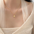 Fine 925 Sterling Silver Shell Pendant Necklace for Women 18K Gold Plated 925 Silver Beads Chain Necklace Jewelry Wholesale