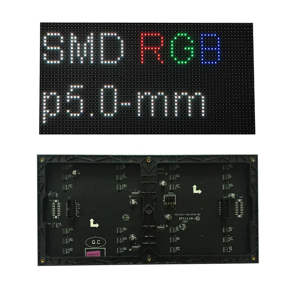 OEM ODM Full Color LED Matrix Modules HUB75 RGB P4 CE FCC Rohs Indoor 256x128mm SMD2121 LED Display Panels for Events
