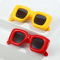 VIFF XY629 Inflated Square Oversized Y2K Sun Glasses Candy Color Hip Hop Chunky Sunglasses