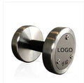 Steel Chrome Gym Equipment Dumbbells Cast Iron Strike Balance Stainless Steel Dumbbell 10kg Gym Weights JLC Fitness Dumbbell Set