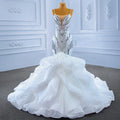 Jancember Rsm67386 Luxury Elegant Wedding Dress Party Dresses Mermaid Sweetheart Wedding Gown