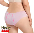 Adolescente En Coton Bio 4 Couches Culottes 50Ml Flux Abondants Qualite Superieur Slip Menstruel Reutilisable