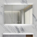 Lighted Bathroom Medicine Cabinets Wall Mounted with Mirrors