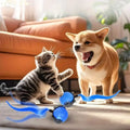 New Smart Automatic Rolling Ball Cat Dog Training Toy Rechargeable Electric Pet Interactive Toy Imitating Mouse Tail Movement MegaBDM