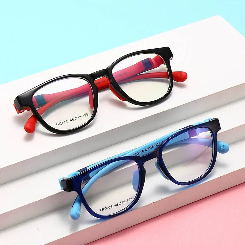 Wholesale LiEr Brand IC042JP Silicone Flexible Frame Children UV400 Sunglasses Durable Blue Light Blocking Outdoor Use Kids