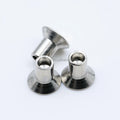 Custom Stainless Steel Aluminum Flat Countersunk Head Bright Finish Decorative Blind Semi Tubular Rivet ANSI Standard OEM