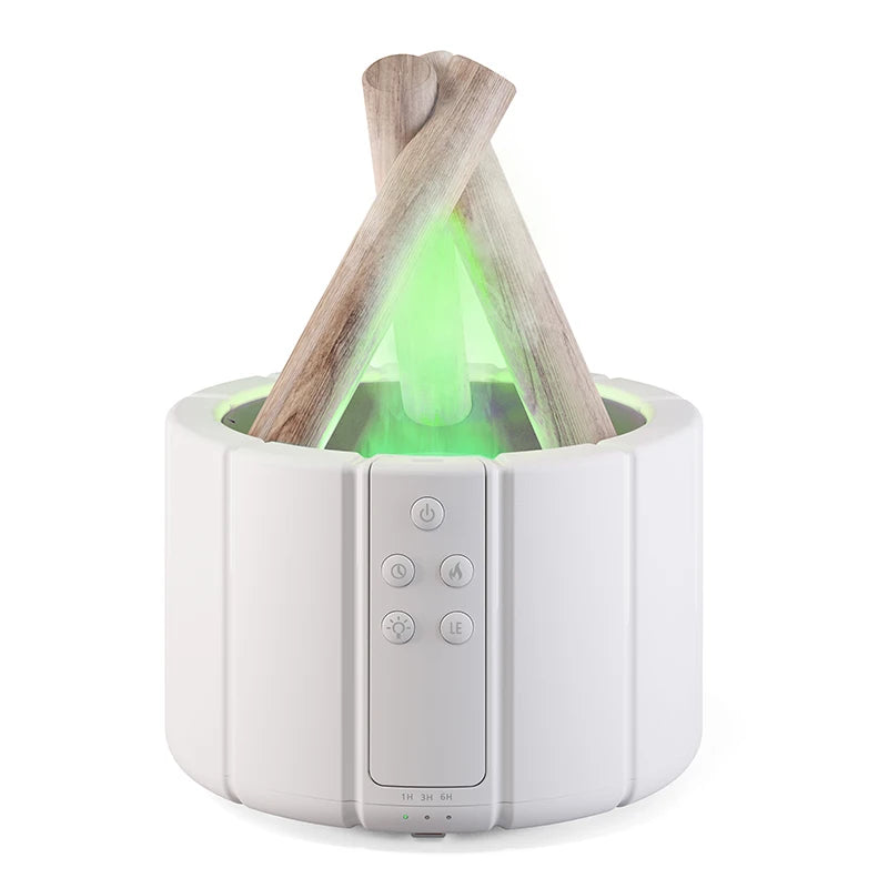 250ml Ambient Lighting Air Freshener Fragrance Perfume Flame Electric Humidifier Essential Oil Fire Aroma Diffuser for Home