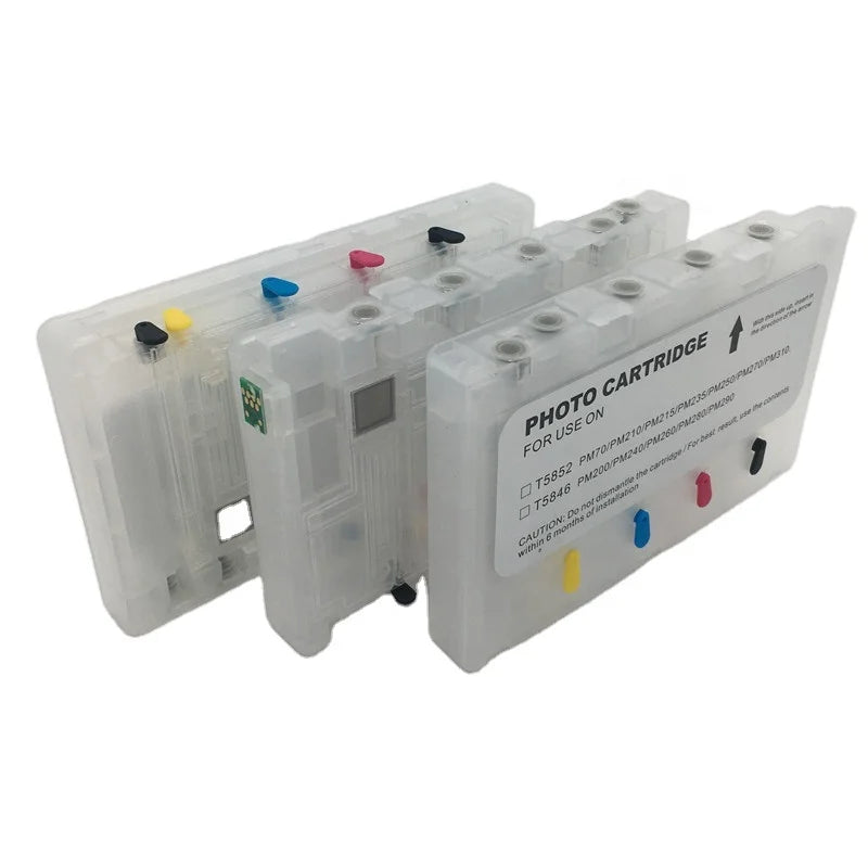 Factory Price Empty T5852 Refillable Ink Tank Cartridge for Epson PM70 PM210 PM215 PM235 PM250 PM270 PM310 With Auto Reset Chip