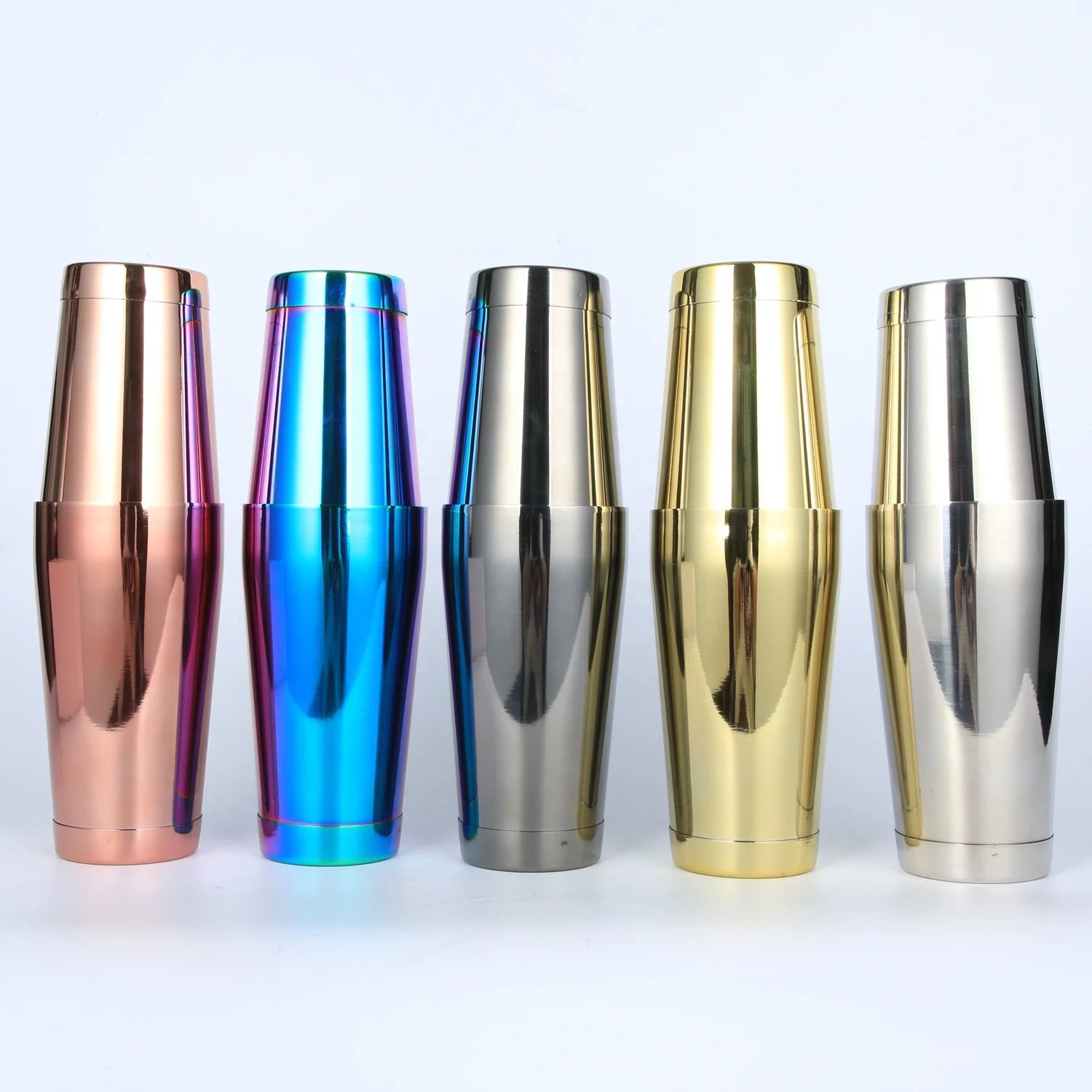 Boston Shaker Custom 2 Pieces Stainless Steel Weighted Cocktail Shaker Set Bartender Tool Premium Martini Shaker Gift