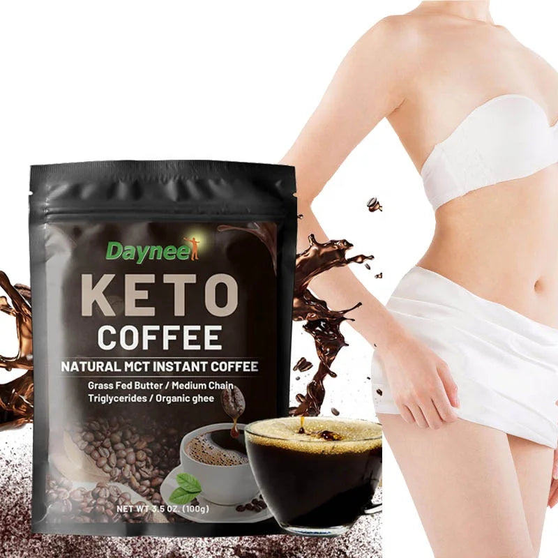 Private Brand Slim Keto Coffee Natural Healthy Diet Control MCT Meal Replacement Food Instant Weight Loss Keto Coffee Slimming