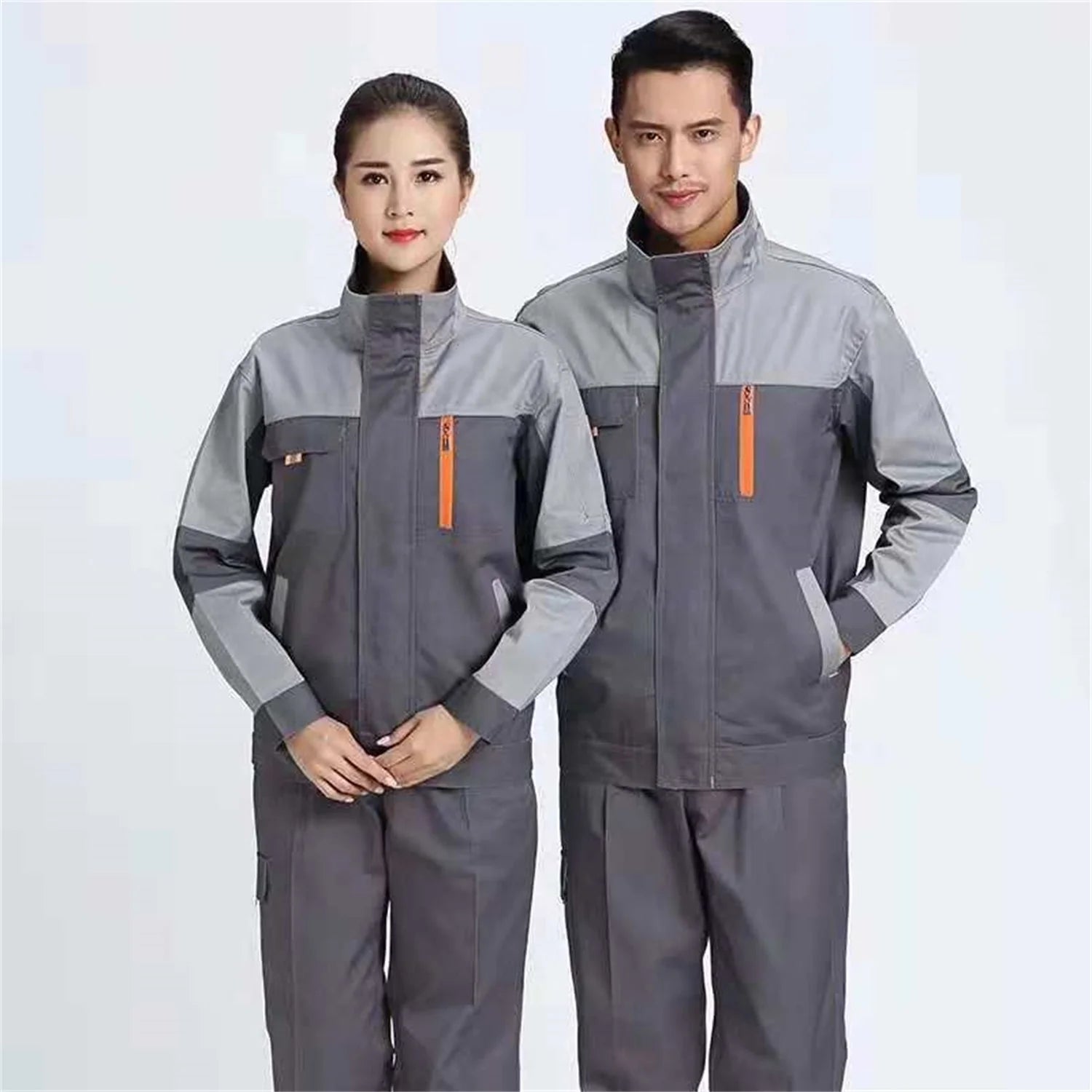 Women's & Men's Unisex Breathable Two-Piece Suit Set Polyester Fabric All Season Workwear