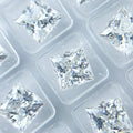 Wholesale D Color VVS1 Clarity Princess Cut Loose Moissanite Stones for Jewelry Setting
