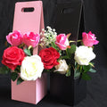 Wholesale Rose Gift Packaging Pink Luxury Cardboard Paper Flower Box