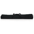 Dual Compartment 50" Speaker Tripod Bag Microphone Stand Tote Case Heavy Duty Equipment Storage for Stage Studio