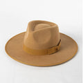 Winter Women Unisex Wide Brim Fedora Wool Felt Hat Bow Casual Outdoor Four Seasons French Elegant Wedding Party 9CM Embossed