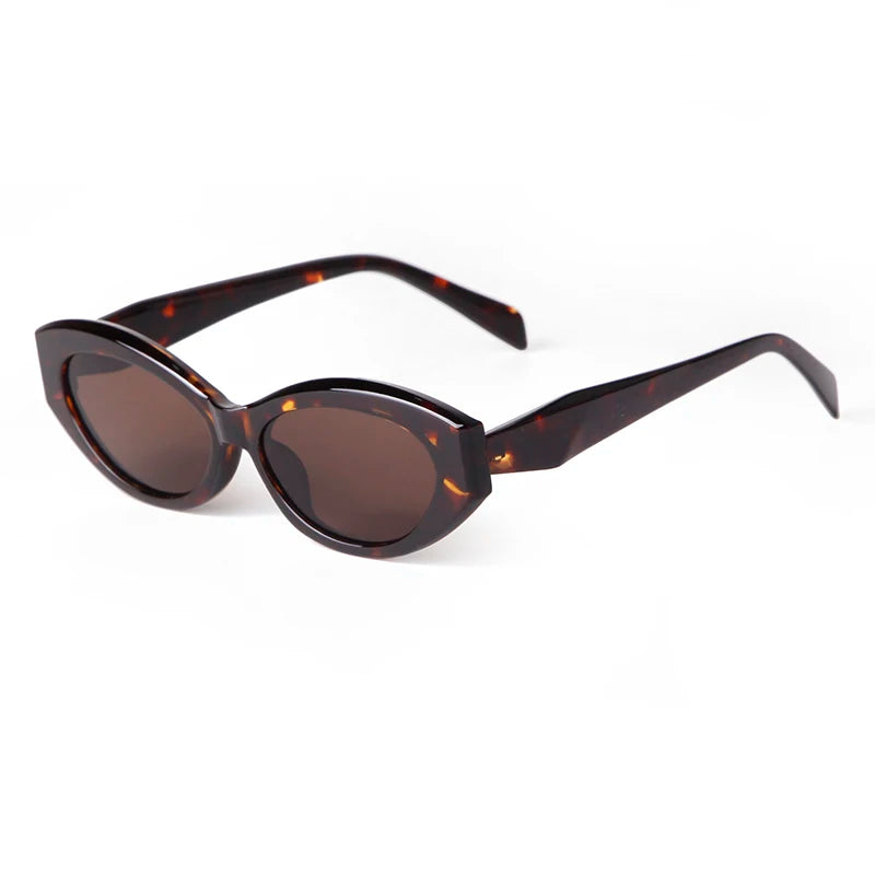 Custom Logo Designer Men Sunglasses Decoration Sports Glasses Vintage Retro Small Oval Cat Eye Sunglasses Women and Men