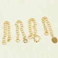 GLORY PACE Hot Sale 14K Gold Filled Extension Chain for DIY Jewelry Making Necklace 14K Gold Filled Chain Wholesale
