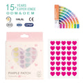 AK Private Label Oem Pimple Patch Bag Custom Korean Face Hydrocolloid Star Acne Patches with Box