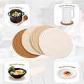 Hot Selling Modern Simple Cotton Rope Woven Placemats Handmade Insulation Mats Solid for Home Wedding Household Use Vintage