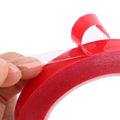 Custom Die Cut Double-Sided Acrylic Foam Tape High Adhesive & Pressure Sensitive Hot Melt & Nano Reusable Dual Side Red Color