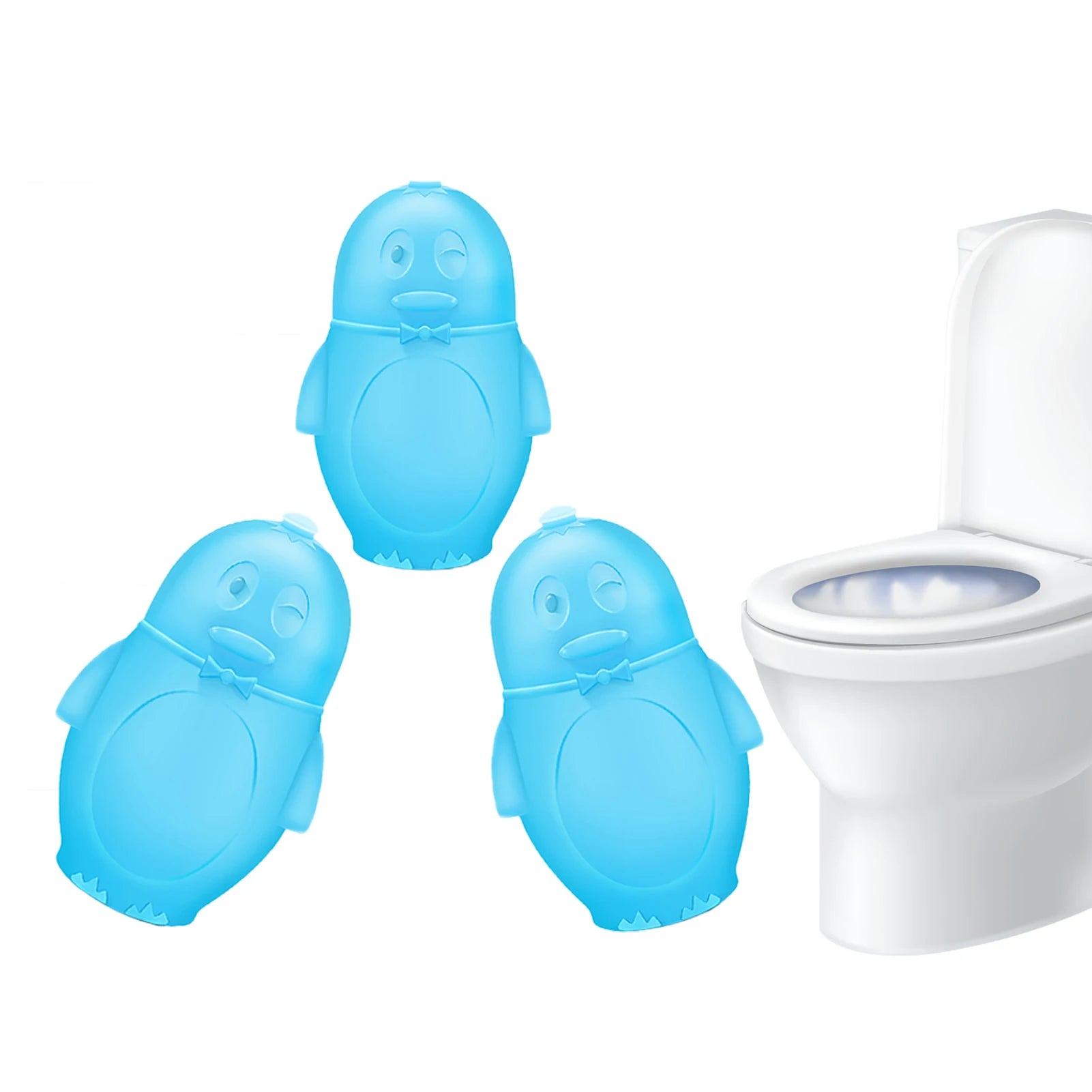 Super Cute Blue Penguin Automatic Toilet Bowl Cleaner