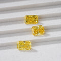 Yellow Diamonds Wholesale Prices 0.2CT 0.4CT 0.5CT 0.7CT 0.8CT Radiant Cut Yellow Color Loose Gemstone Lab Grown Diamond