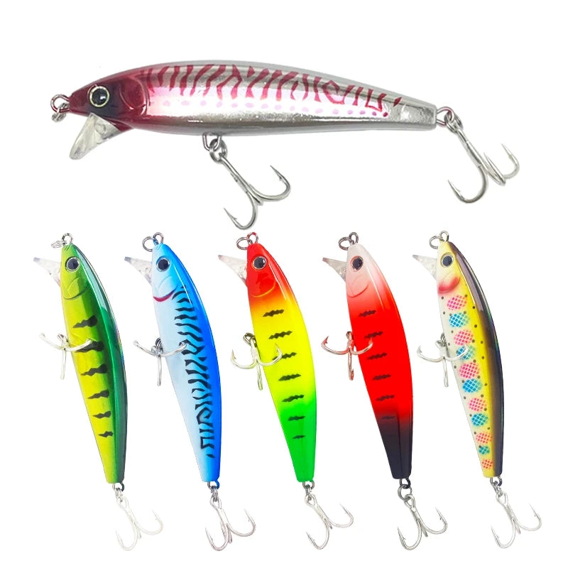 Top Right M121 105mm 47g Saltwater Wobbler Fishing Lure Jerkbait Sinking Minnow Lure Fishing Bait Pesca