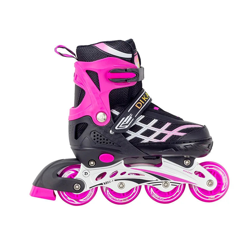 Inline Roller Skates Shoes 4 Wheels Professional Roller Skates for Kids Girls Inline Skates Flashing Roller With Rear Brake