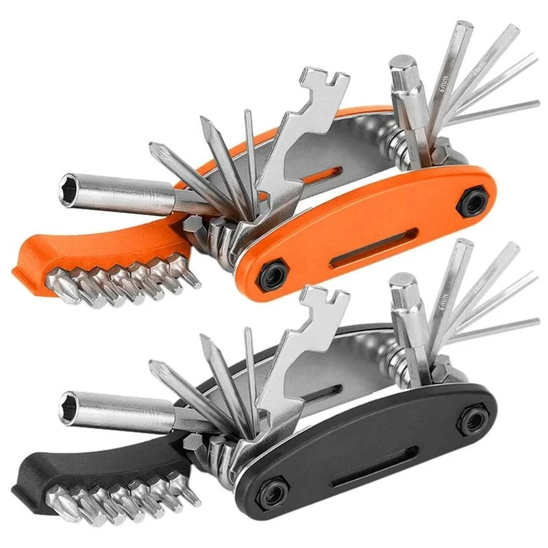 21 in 1 Multi-Function Bike Bicycle Cycling Mechanic Repair Tool Motorcycle Portable Multifunctional Repair Tool Set