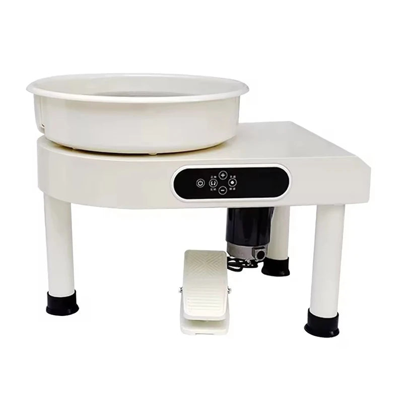 Xinyi Art 350W Electric Pottery Wheels 25cm Turntable Pottery Wheel Ceramic Po with Foot Pedal DIY Clay Tool Machine