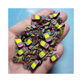 Polymer Back to School Bus Pencil Eraser Black Board Ruler Clay Slices Sprinkles for Crafts Making Nail Art Scrapbooking