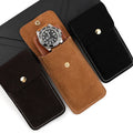 Factory Portable Watch Pouch Suede Leather Watch Case Travel Accessories Watch Storage Luxury Gift Packaging
