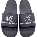 Custom Men's 3D Rubber Embossed Black for Slippers Spring Fashion Trend Open Toe Design Anti-Slippery and Anti-Slip for Comfort
