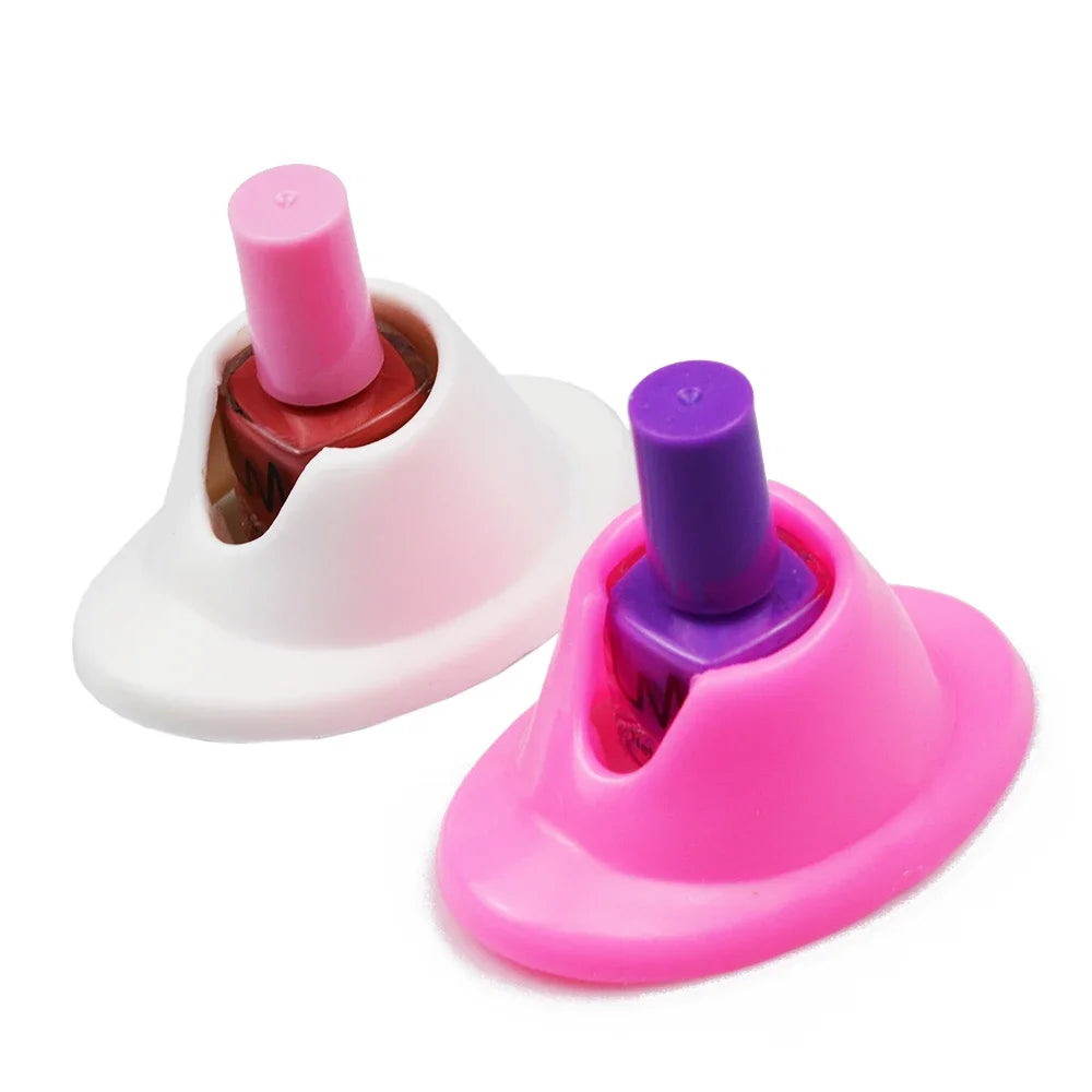 Silicone Wearable Nail Art Tools Accessories Nail Art Polish Bottle Stand Nail Polish Holder